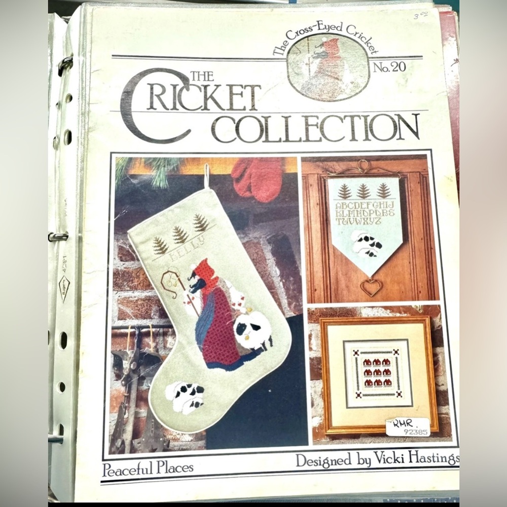 The Cricket Collection Counted Cross Stitch Pattern - Peaceful Places - 1985